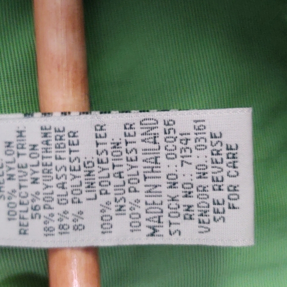 LLBean Reflective Primaloft Hoodless Jacket Men's sz XL Tall - Picture 7 of 10